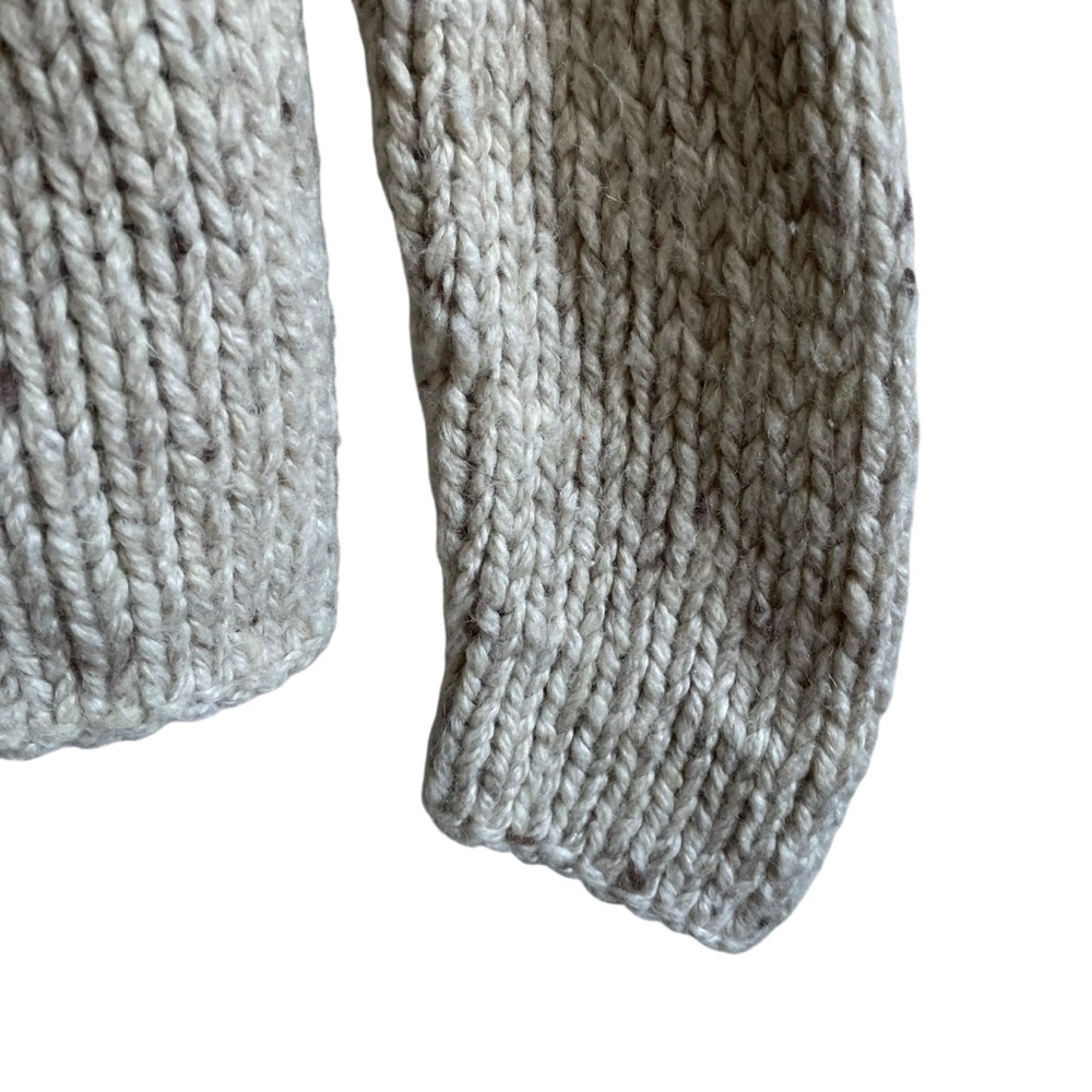 Peruvian Connection Wool Cream Roll-neck Sweater - Picture 4 of 11